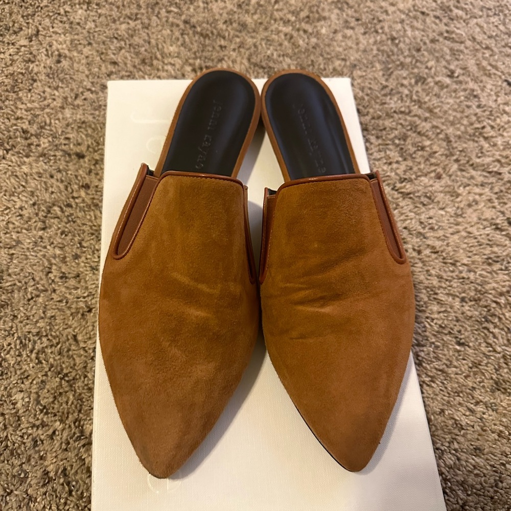 EUC Jenny Kayne mule in color Saddle